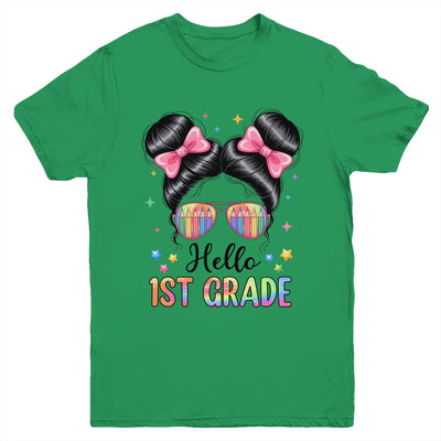 Back To School Coquette Bow Teacher Hello First Grade Girls Youth Shirt | siriusteestore