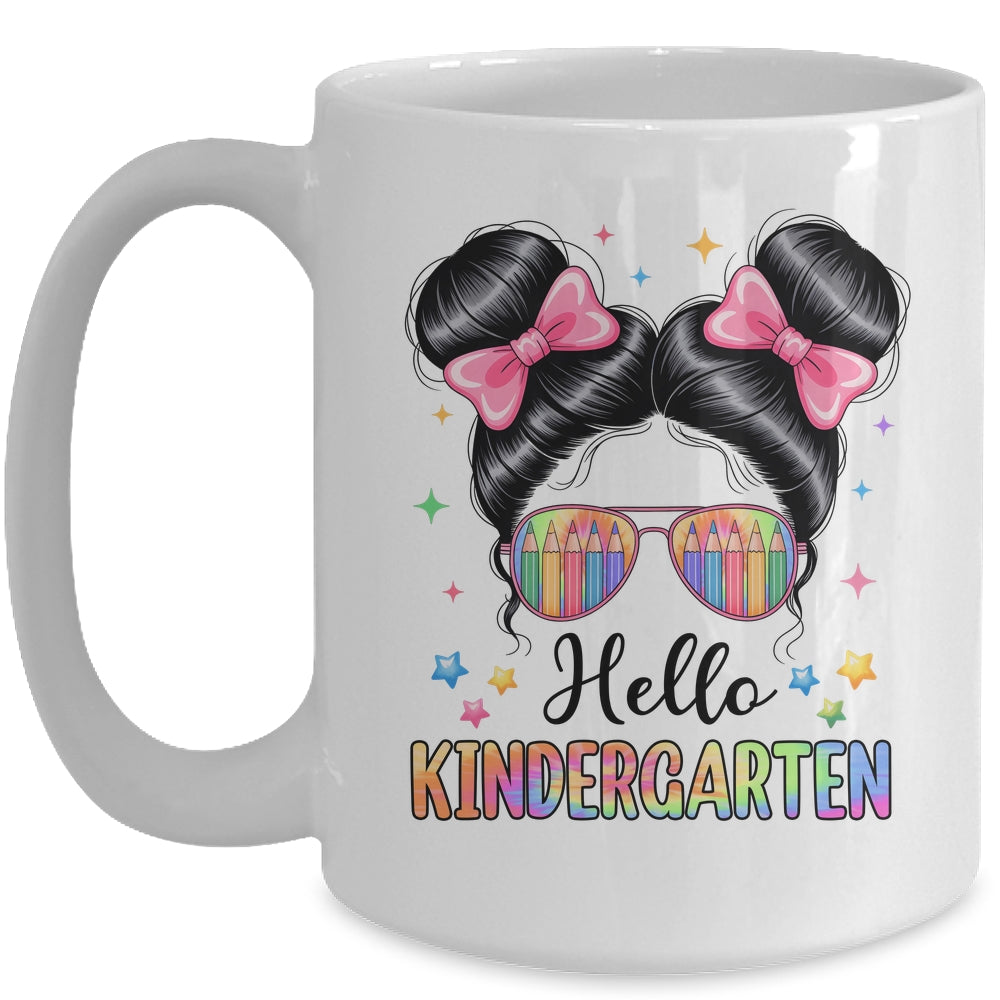 Back To School Coquette Bow Teacher Hello Kindergarten Girls Mug | siriusteestore