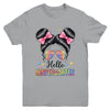 Back To School Coquette Bow Teacher Hello Kindergarten Girls Youth Shirt | siriusteestore