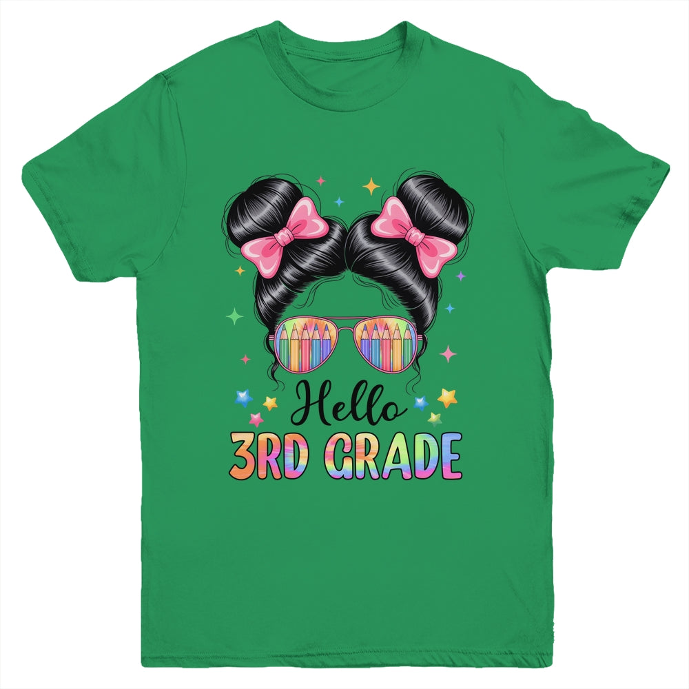 Back To School Coquette Bow Teacher Hello Preschool Girls Youth Shirt | siriusteestore