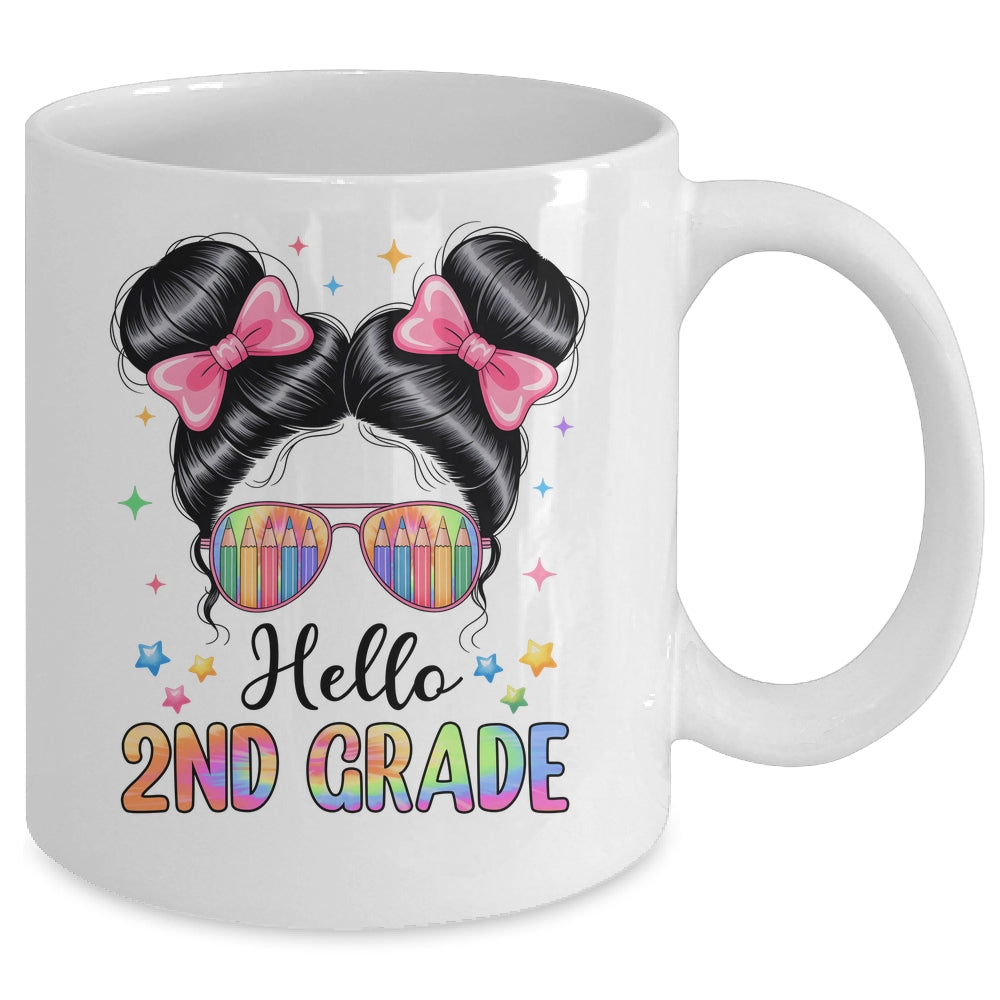 Back To School Coquette Bow Teacher Hello Second Grade Girls Mug | siriusteestore