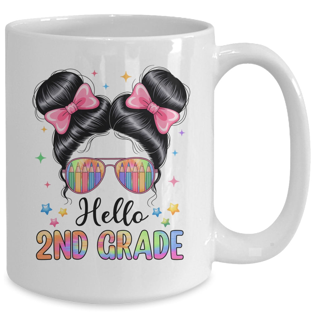 Back To School Coquette Bow Teacher Hello Second Grade Girls Mug | siriusteestore