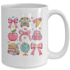 Back To School Coquette Teacher Women Girl Kindergarten PreK Mug | siriusteestore