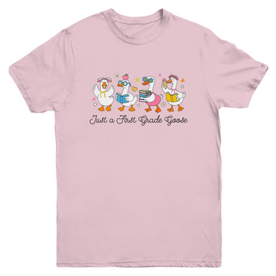 Back To School Goose Coquette Teacher First Day 1st Grade Youth Shirt | siriusteestore