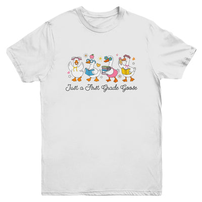 Back To School Goose Coquette Teacher First Day 1st Grade Youth Shirt | siriusteestore