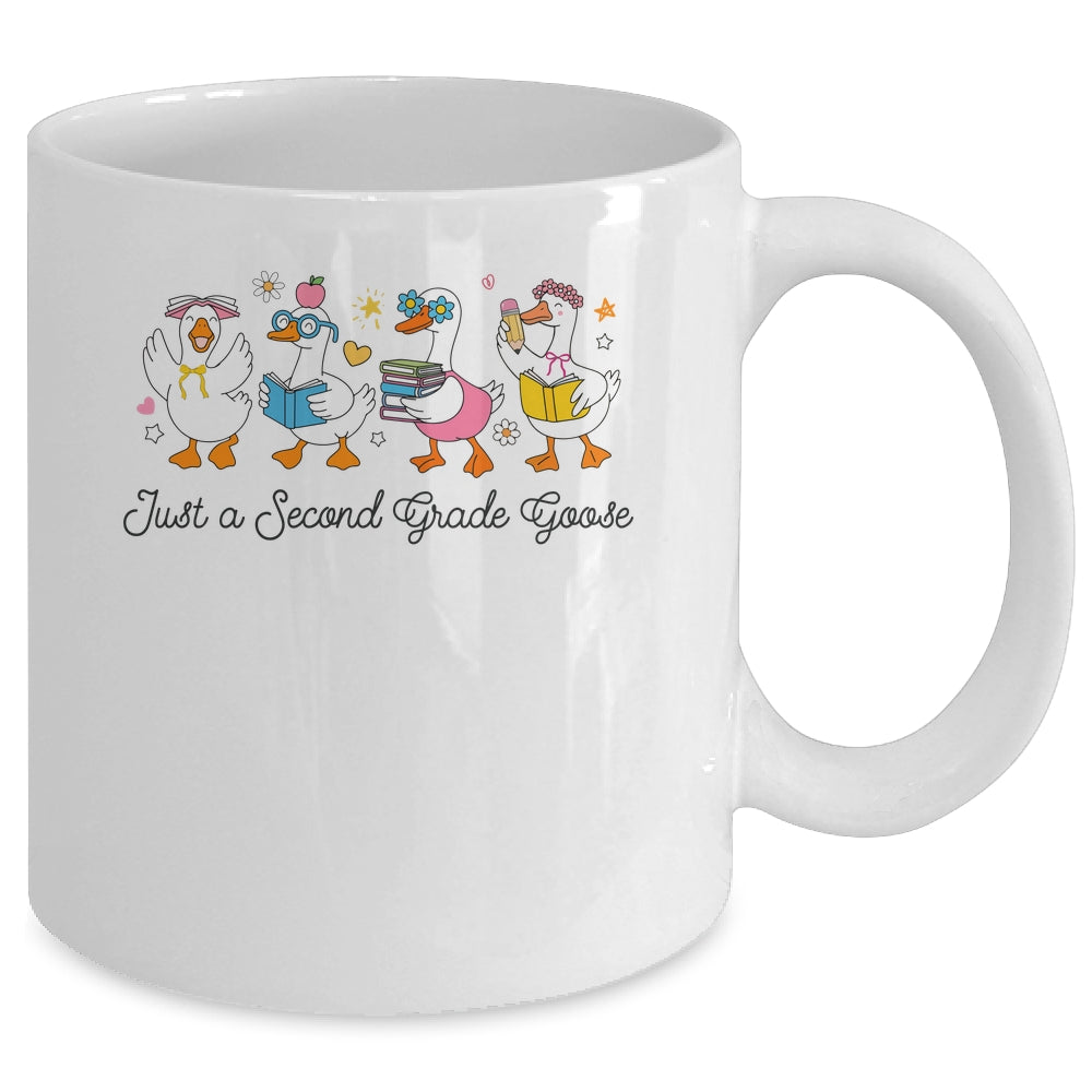 Back To School Goose Coquette Teacher First Day 2nd Grade Mug | siriusteestore