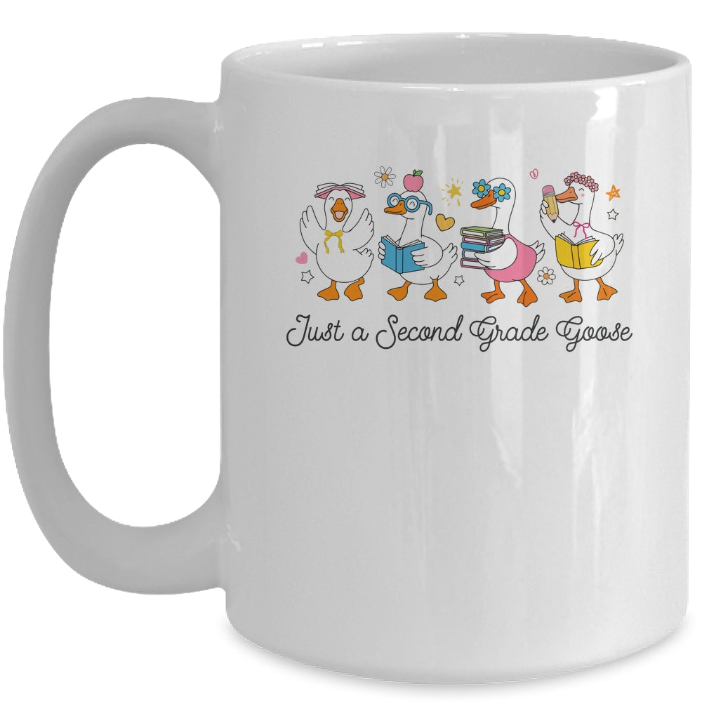 Back To School Goose Coquette Teacher First Day 2nd Grade Mug | siriusteestore