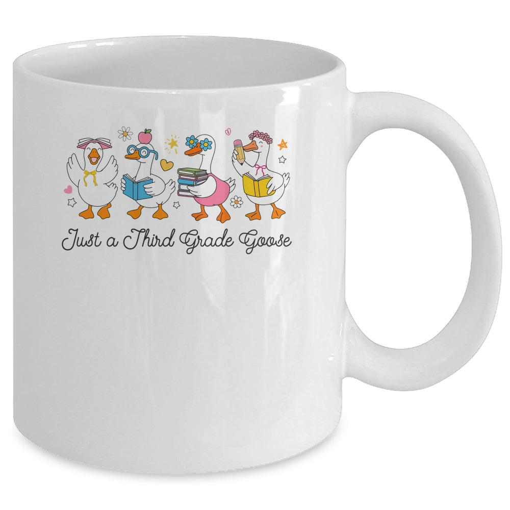 Back To School Goose Coquette Teacher First Day 3rd Grade Mug | siriusteestore