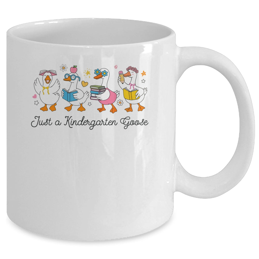 Back To School Goose Coquette Teacher First Day Kindergarten Mug | siriusteestore