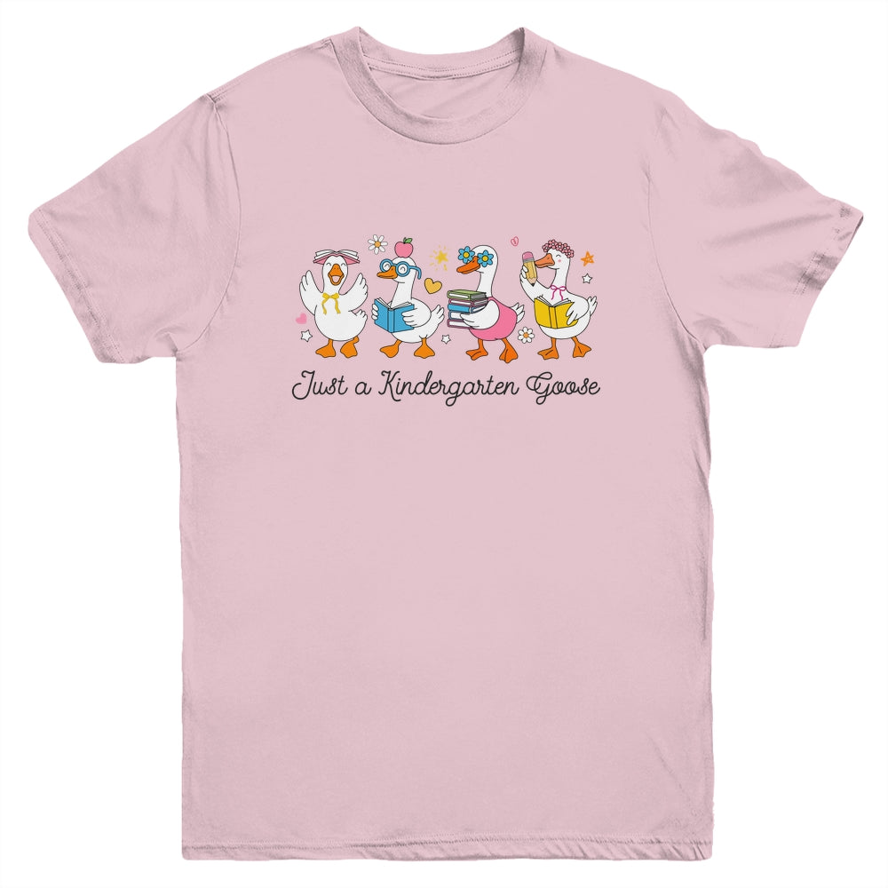 Back To School Goose Coquette Teacher First Day Kindergarten Youth Shirt | siriusteestore