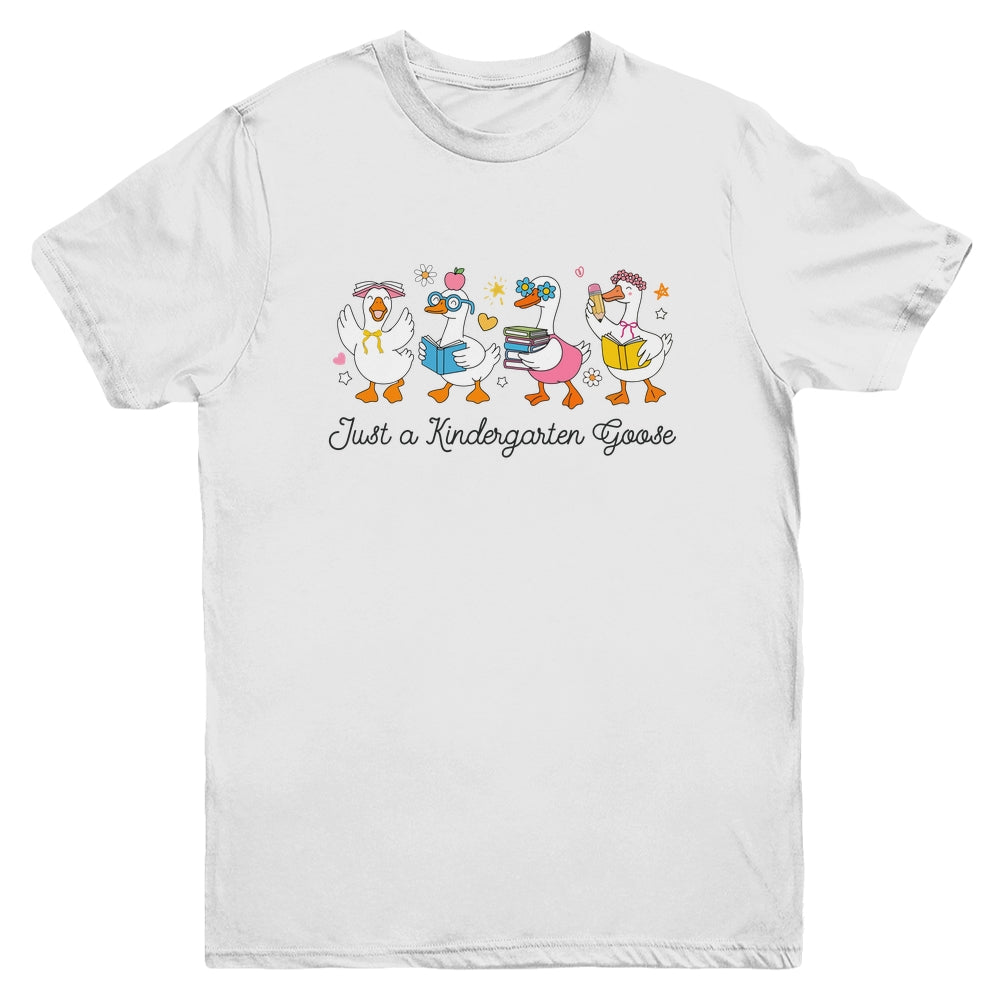 Back To School Goose Coquette Teacher First Day Kindergarten Youth Shirt | siriusteestore