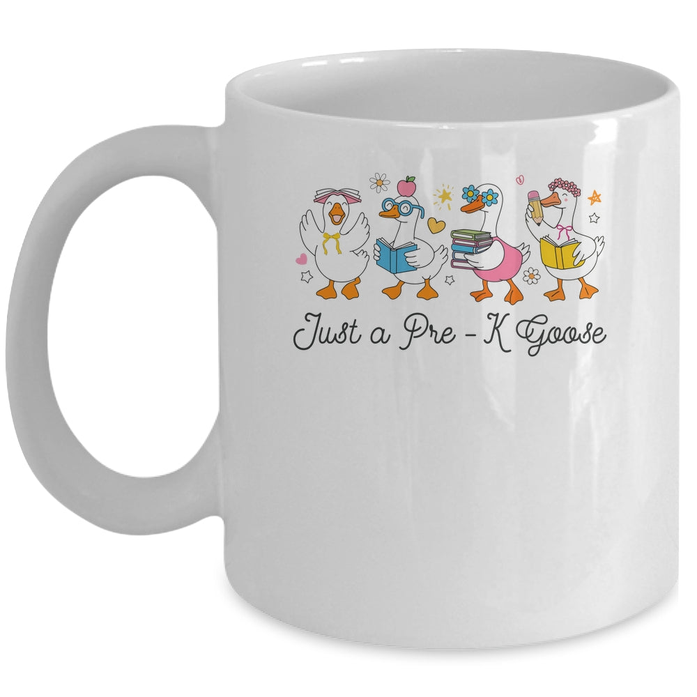 Back To School Goose Coquette Teacher First Day Preschool Mug | siriusteestore