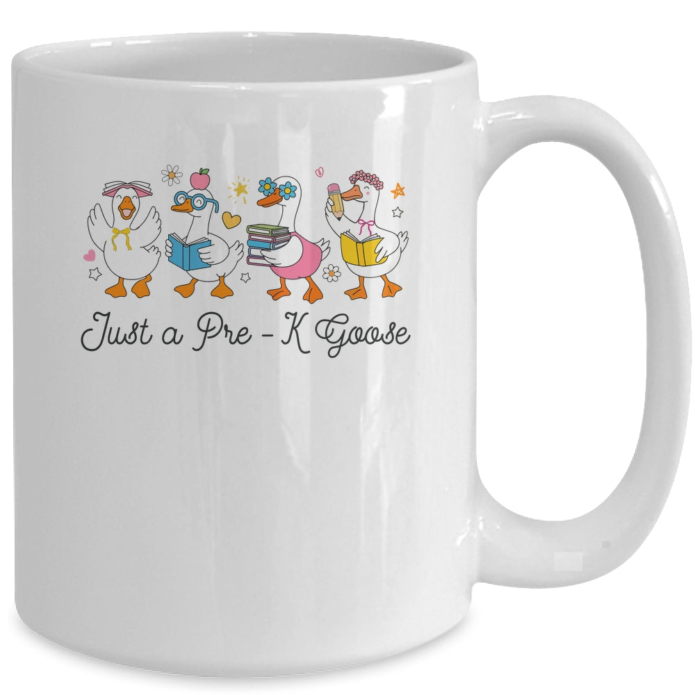 Back To School Goose Coquette Teacher First Day Preschool Mug | siriusteestore