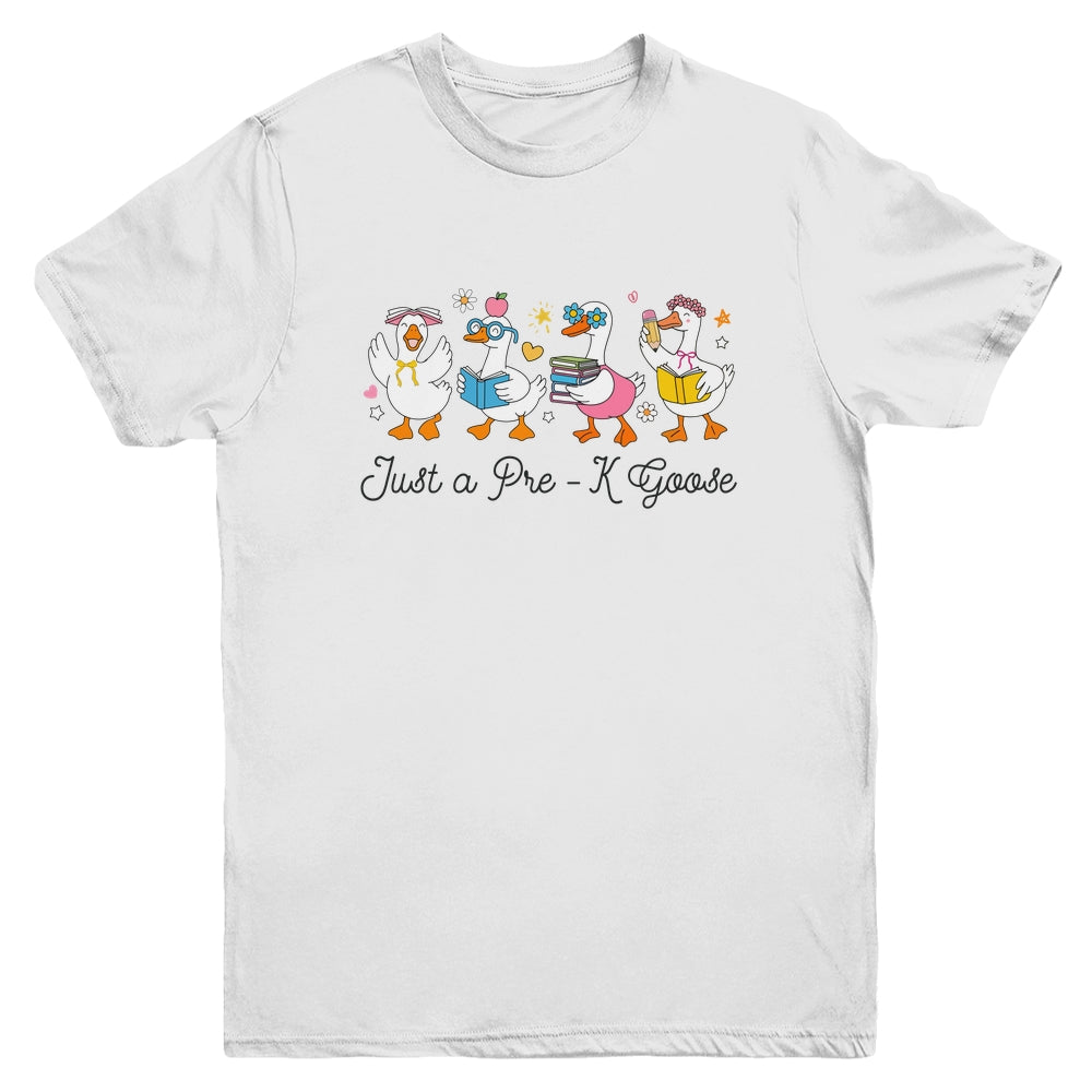 Back To School Goose Coquette Teacher First Day Preschool Youth Shirt | siriusteestore