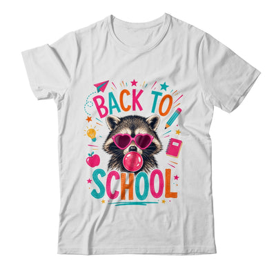 Back To School Raccoon Cute Teacher Bubble Gum Funny Shirt & Hoodie | siriusteestore