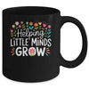 Back To School Teacher Women Helping Little Minds Grow Mug | siriusteestore