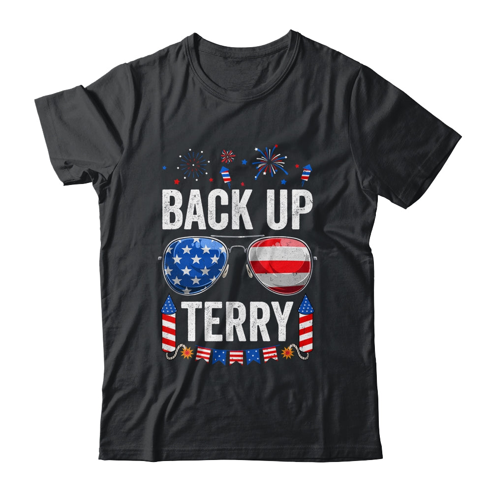 Back Up Terry Funny 4th Of July Us Flag Patriotic Fireworks Shirt & Tank Top | siriusteestore