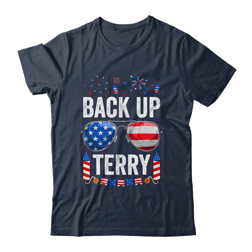 Back Up Terry Funny 4th Of July Us Flag Patriotic Fireworks Shirt & Tank Top | siriusteestore