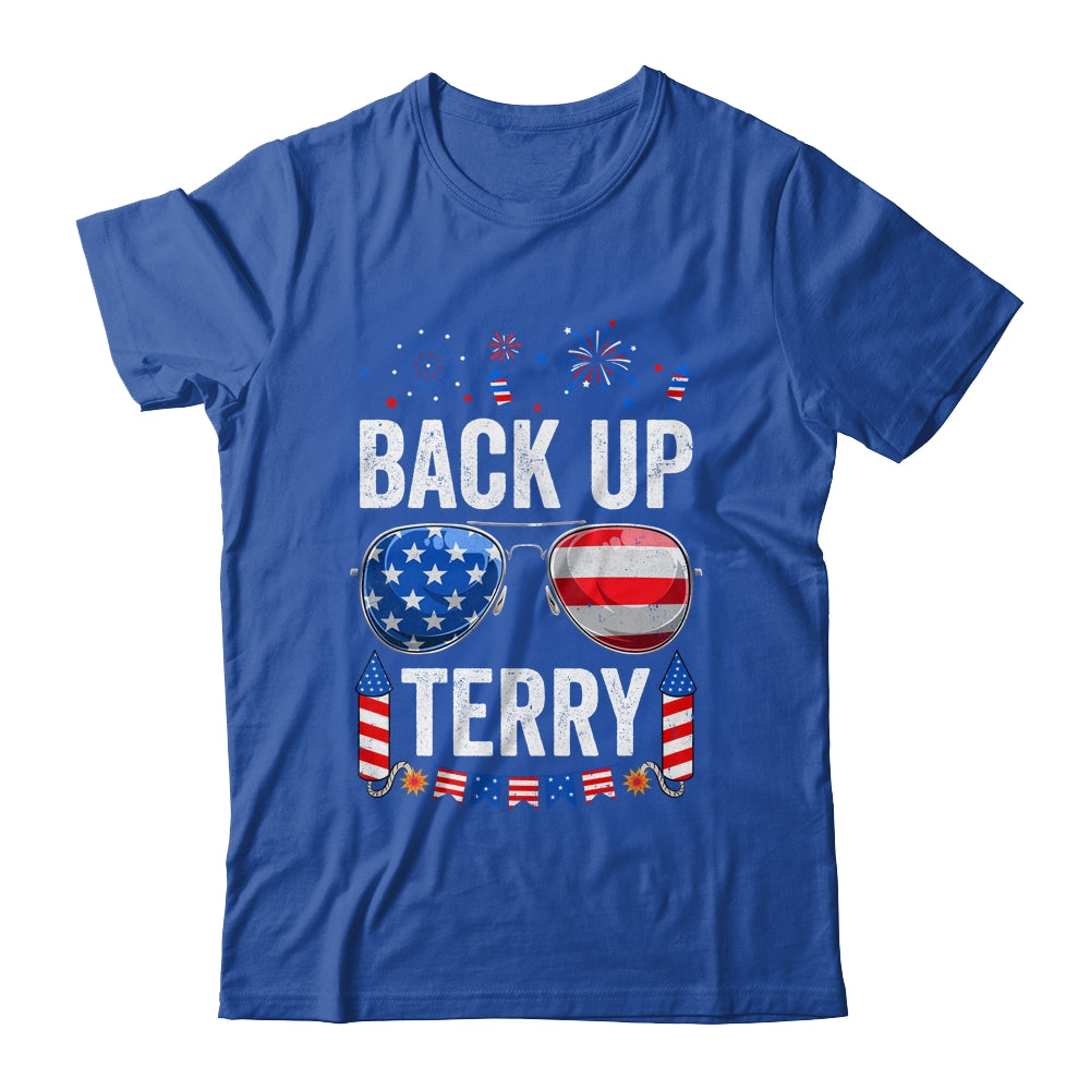 Back Up Terry Funny 4th Of July Us Flag Patriotic Fireworks Shirt & Tank Top | siriusteestore