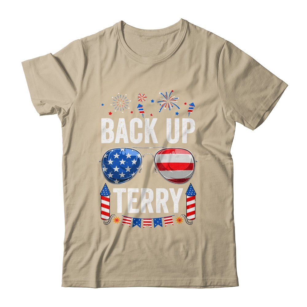Back Up Terry Funny 4th Of July Us Flag Patriotic Fireworks Shirt & Tank Top | siriusteestore