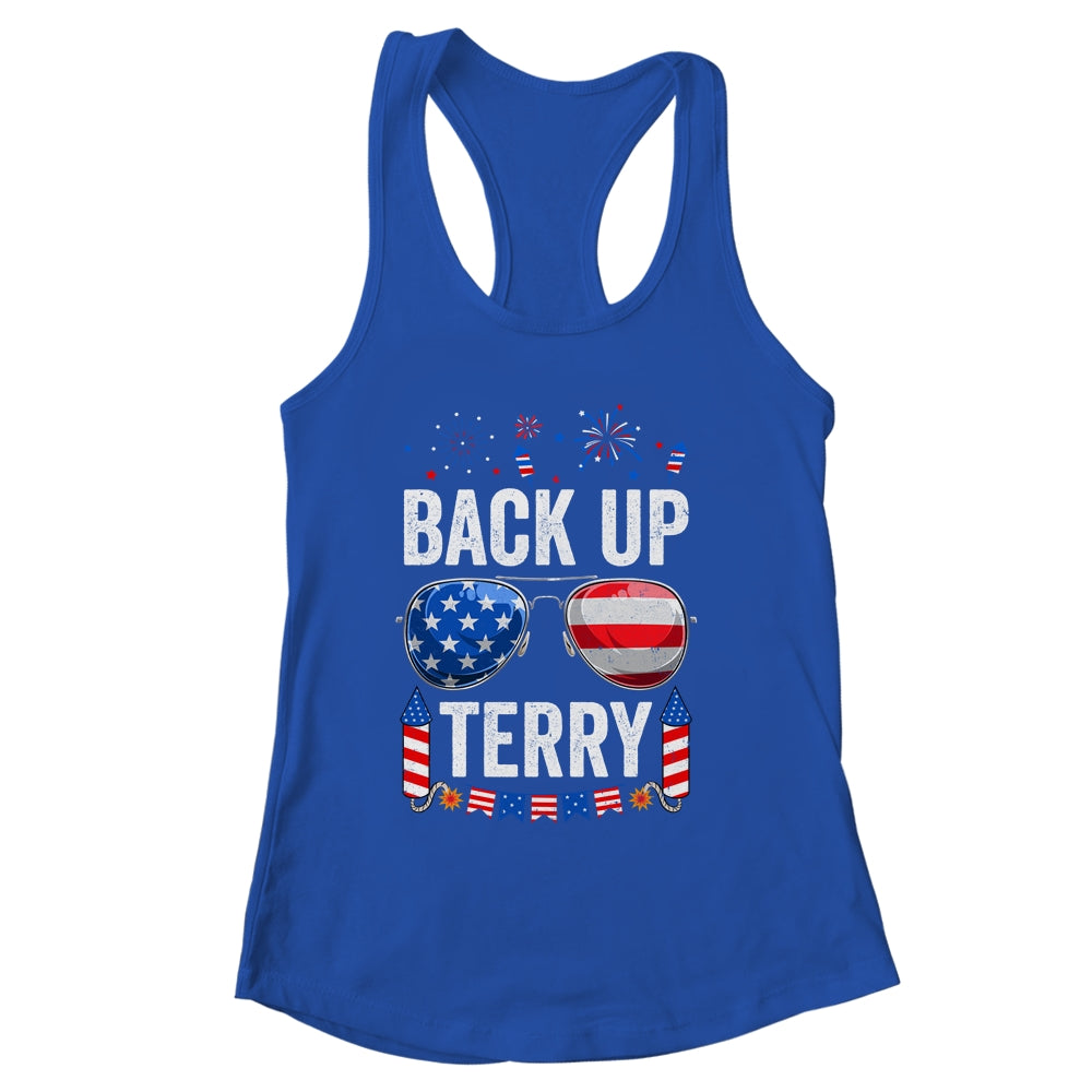 Back Up Terry Funny 4th Of July Us Flag Patriotic Fireworks Shirt & Tank Top | siriusteestore