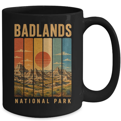 Badlands National Park South Dakota Usa Outdoor Vintage Hiking Mug | siriusteestore
