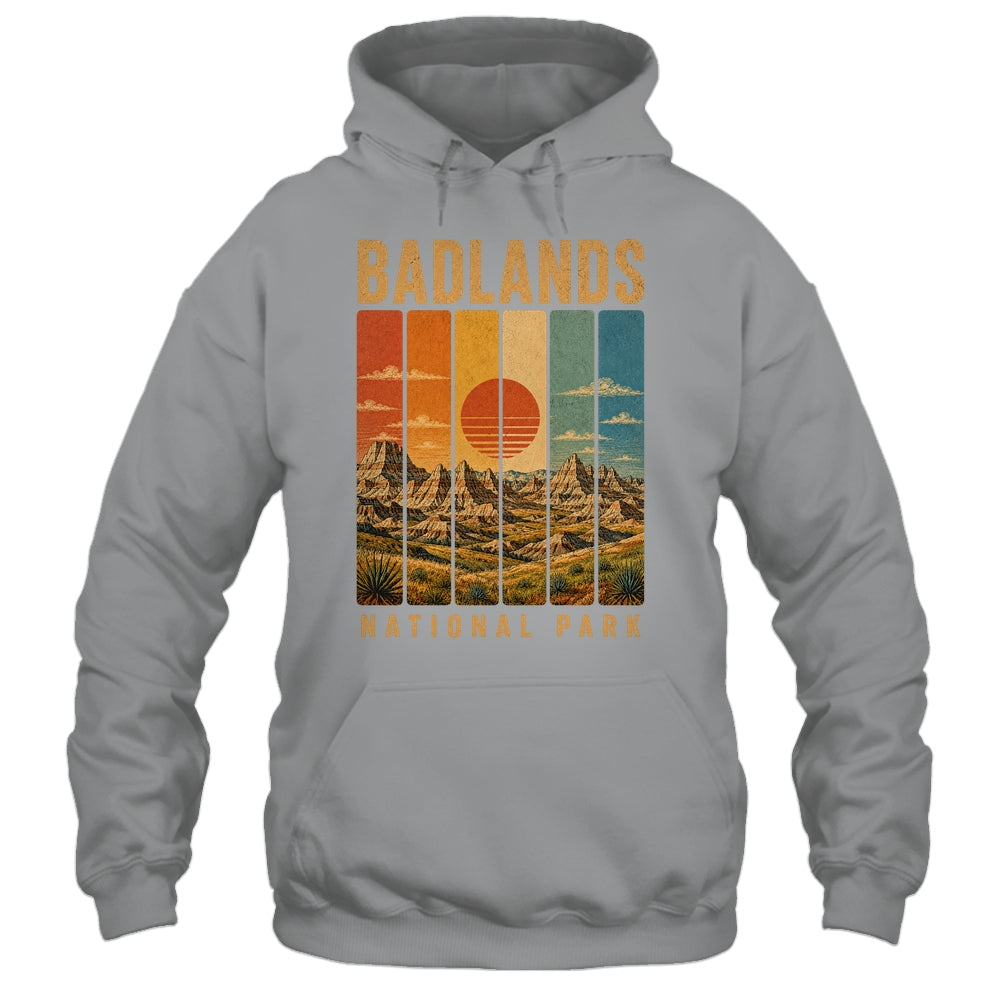 Badlands National Park South Dakota Usa Outdoor Vintage Hiking Shirt & Tank Top | siriusteestore