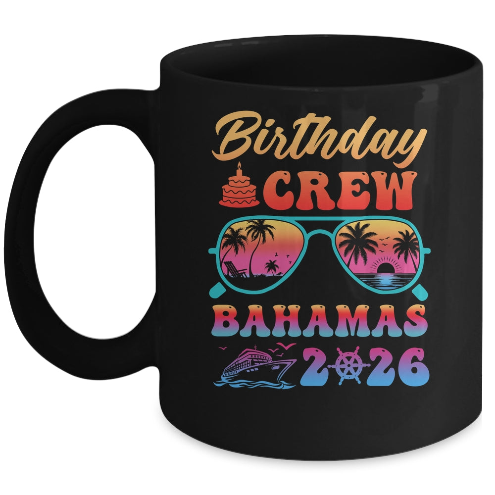 Bahamas Birthday Crew Vacation Cruise 2026 Summer Trip Group Mug | siriusteestore