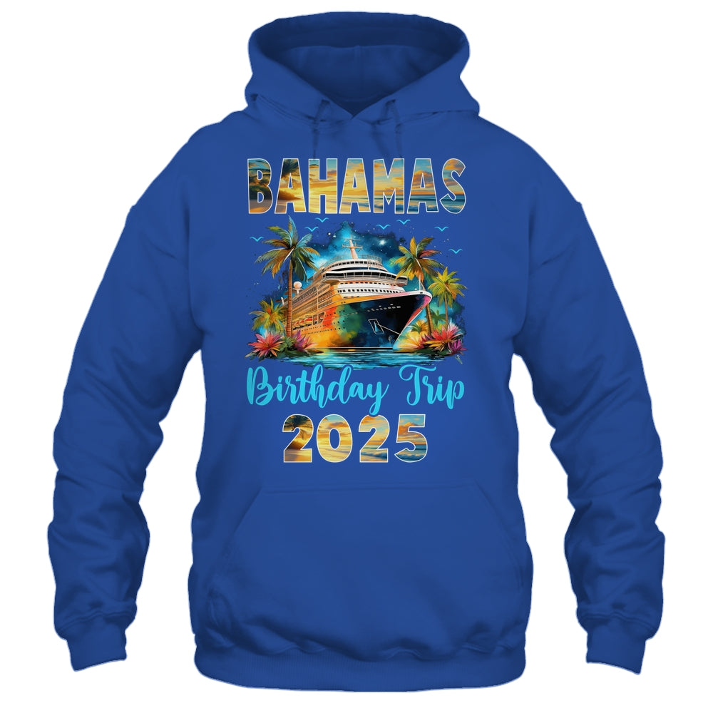Bahamas Birthday Trip 2025 Birthday Cruise Vacation Party Shirt & Tank Top | siriusteestore