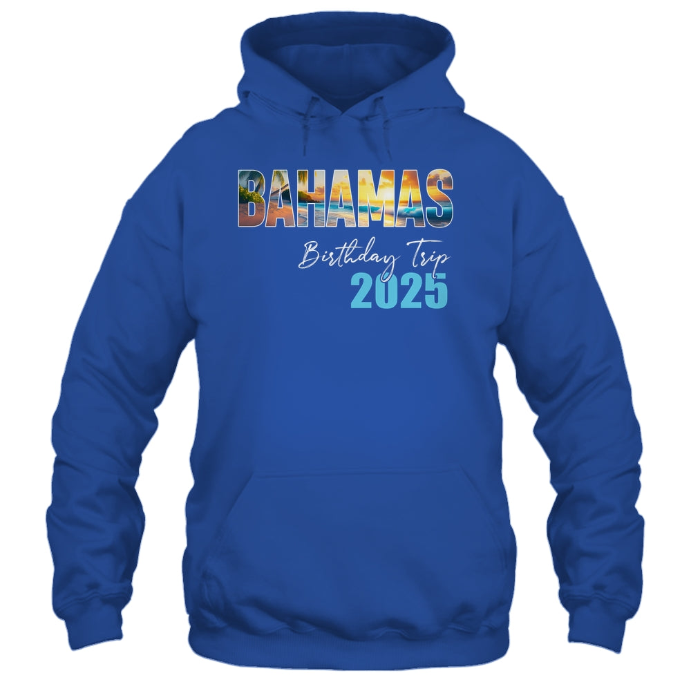 Bahamas Birthday Trip 2025 Vacation Party Crew Cruise Shirt & Tank Top | siriusteestore