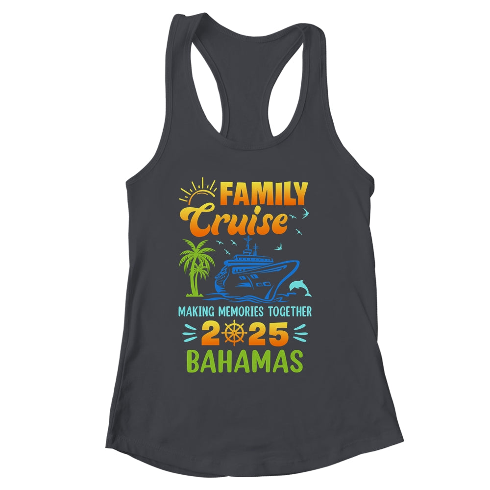 Bahamas Cruise 2025 Family Friends Group Vacation Matching Shirt & Tank Top | siriusteestore
