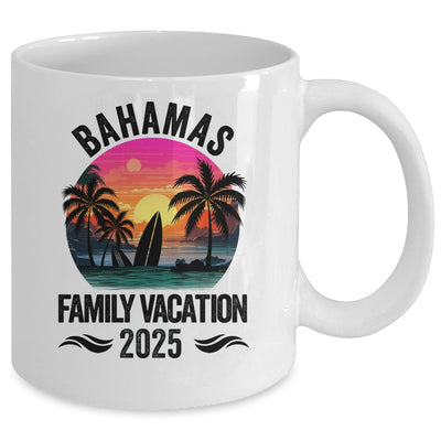 Bahamas Family Vacation 2025 Matching Outfits Beach Summer Mug | siriusteestore