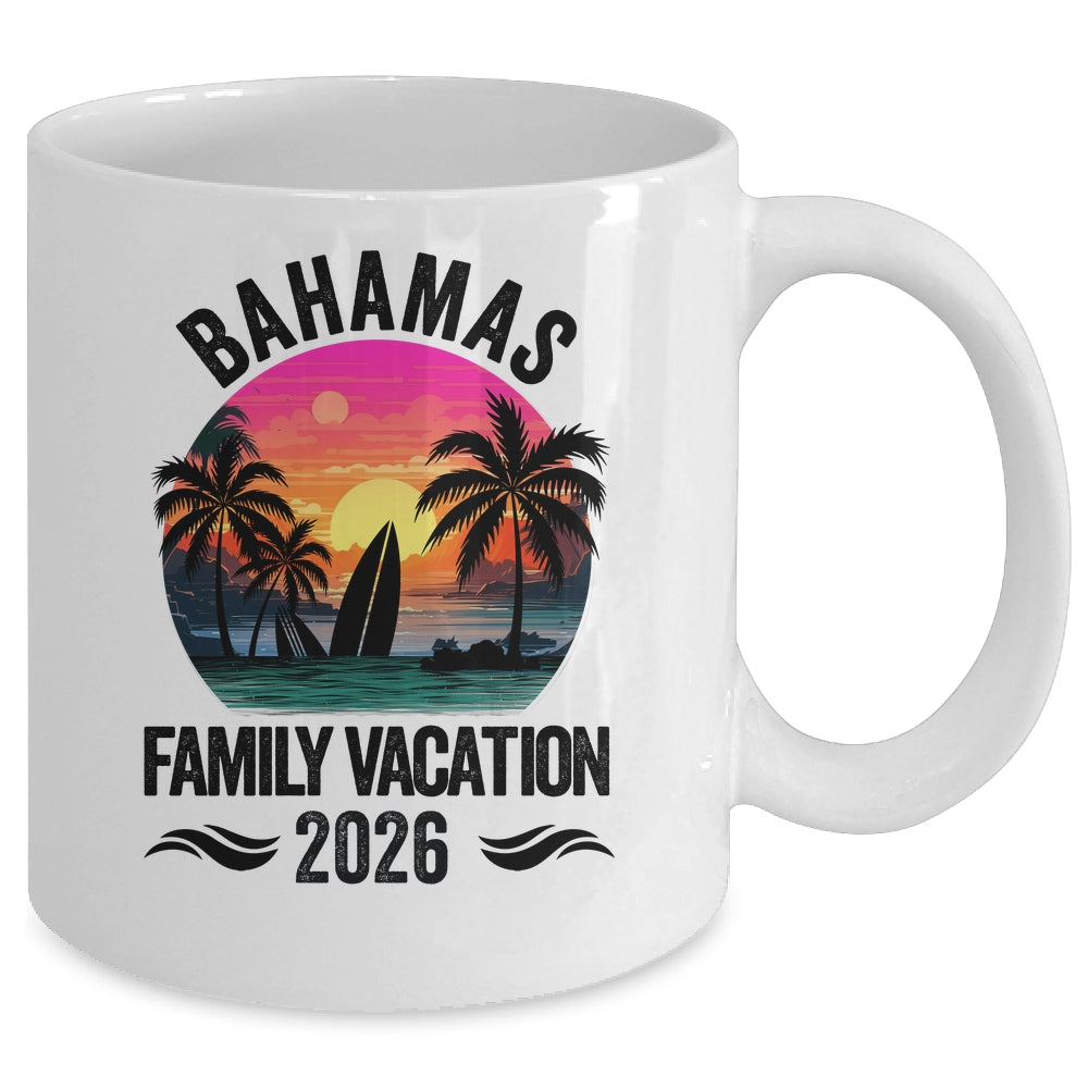 Bahamas Family Vacation 2026 Matching Outfits Beach Summer Mug | siriusteestore
