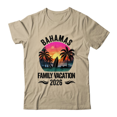 Bahamas Family Vacation 2026 Matching Outfits Beach Summer Shirt & Tank Top | siriusteestore