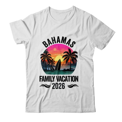 Bahamas Family Vacation 2026 Matching Outfits Beach Summer Shirt & Tank Top | siriusteestore