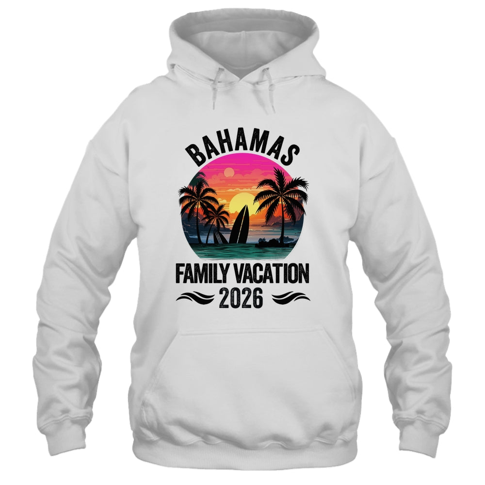 Bahamas Family Vacation 2026 Matching Outfits Beach Summer Shirt & Tank Top | siriusteestore