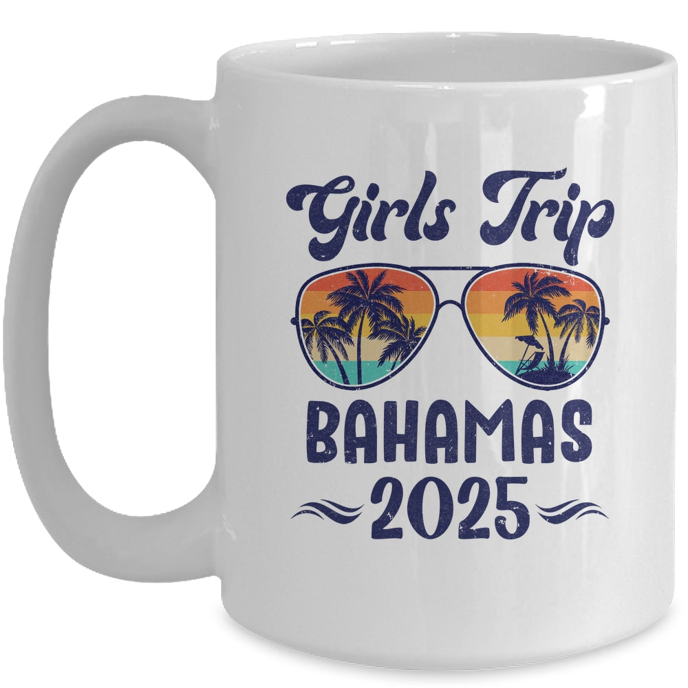 Bahamas Girls Trip Beach Vacation 2025 Matching Group Mug | siriusteestore