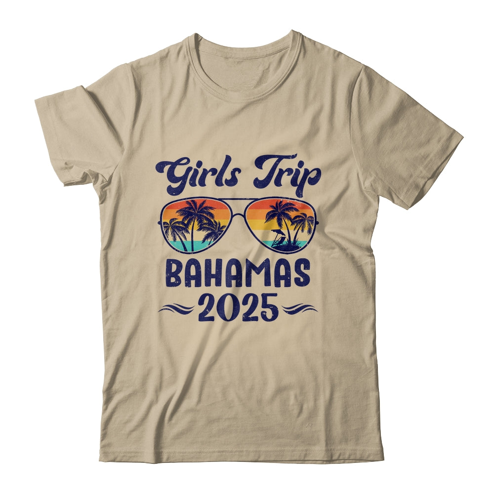 Bahamas Girls Trip Beach Vacation 2025 Matching Group Shirt & Tank Top | siriusteestore