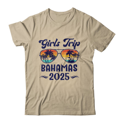 Bahamas Girls Trip Beach Vacation 2025 Matching Group Shirt & Tank Top | siriusteestore