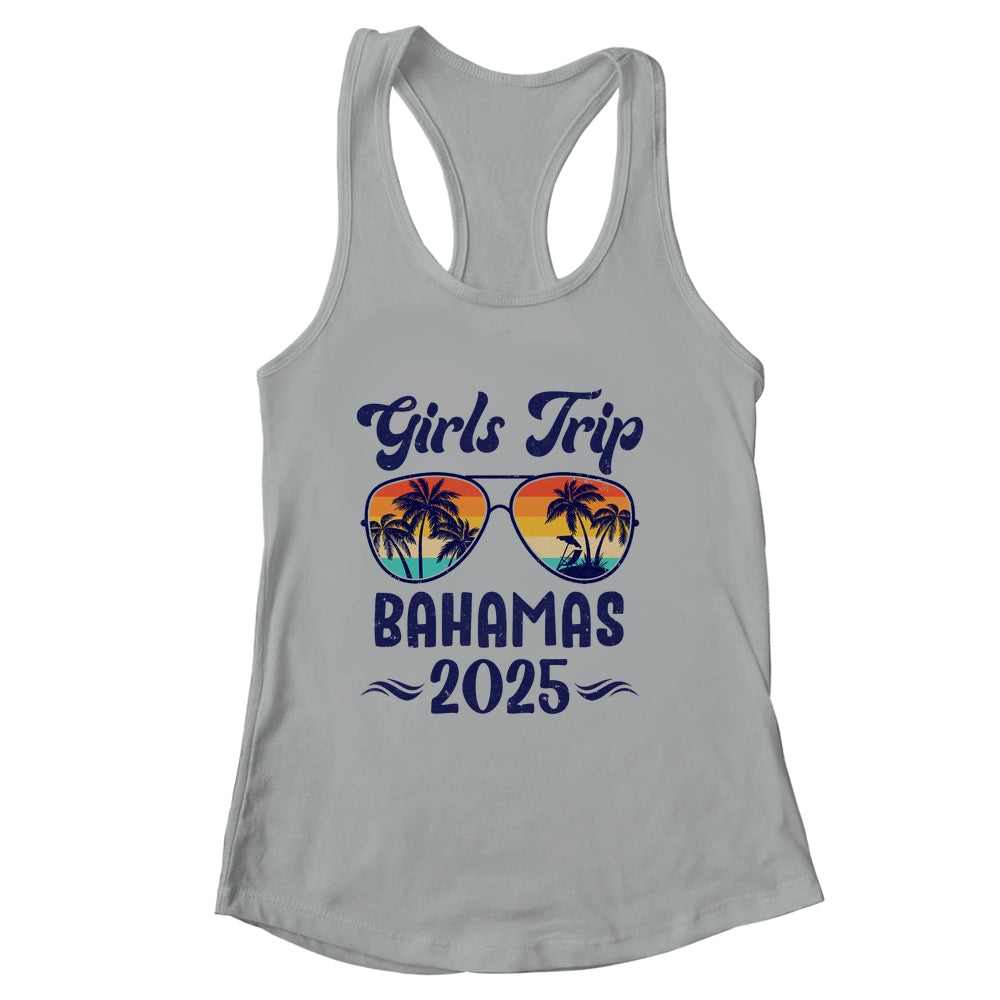 Bahamas Girls Trip Beach Vacation 2025 Matching Group Shirt & Tank Top | siriusteestore