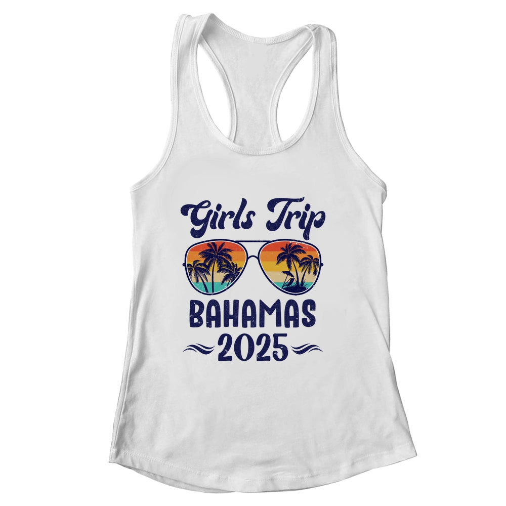 Bahamas Girls Trip Beach Vacation 2025 Matching Group Shirt & Tank Top | siriusteestore