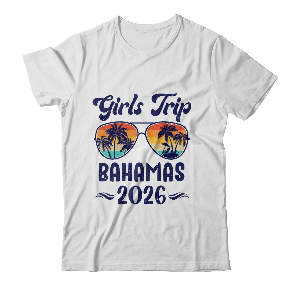 Bahamas Girls Trip Beach Vacation 2026 Matching Group Shirt & Tank Top | siriusteestore