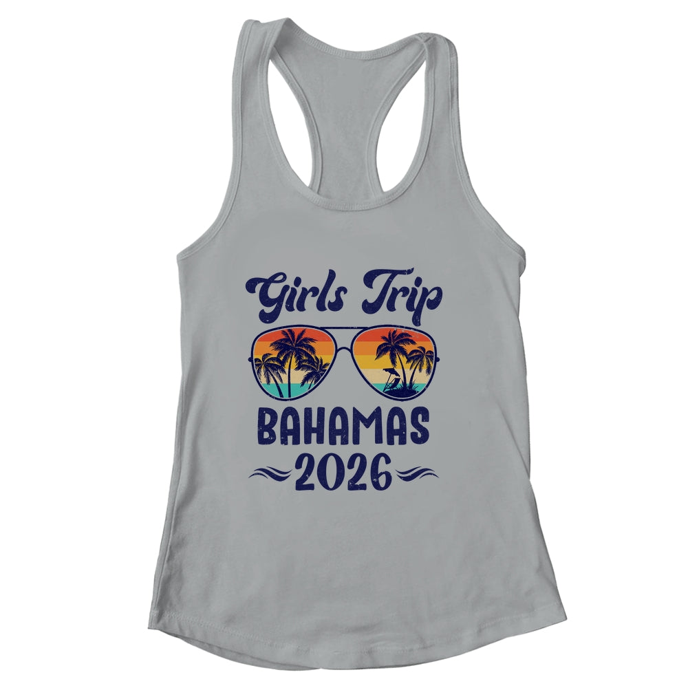 Bahamas Girls Trip Beach Vacation 2026 Matching Group Shirt & Tank Top | siriusteestore
