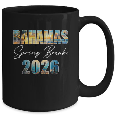 Bahamas Spring Break 2026 Summer Vacation Beach Mug | siriusteestore