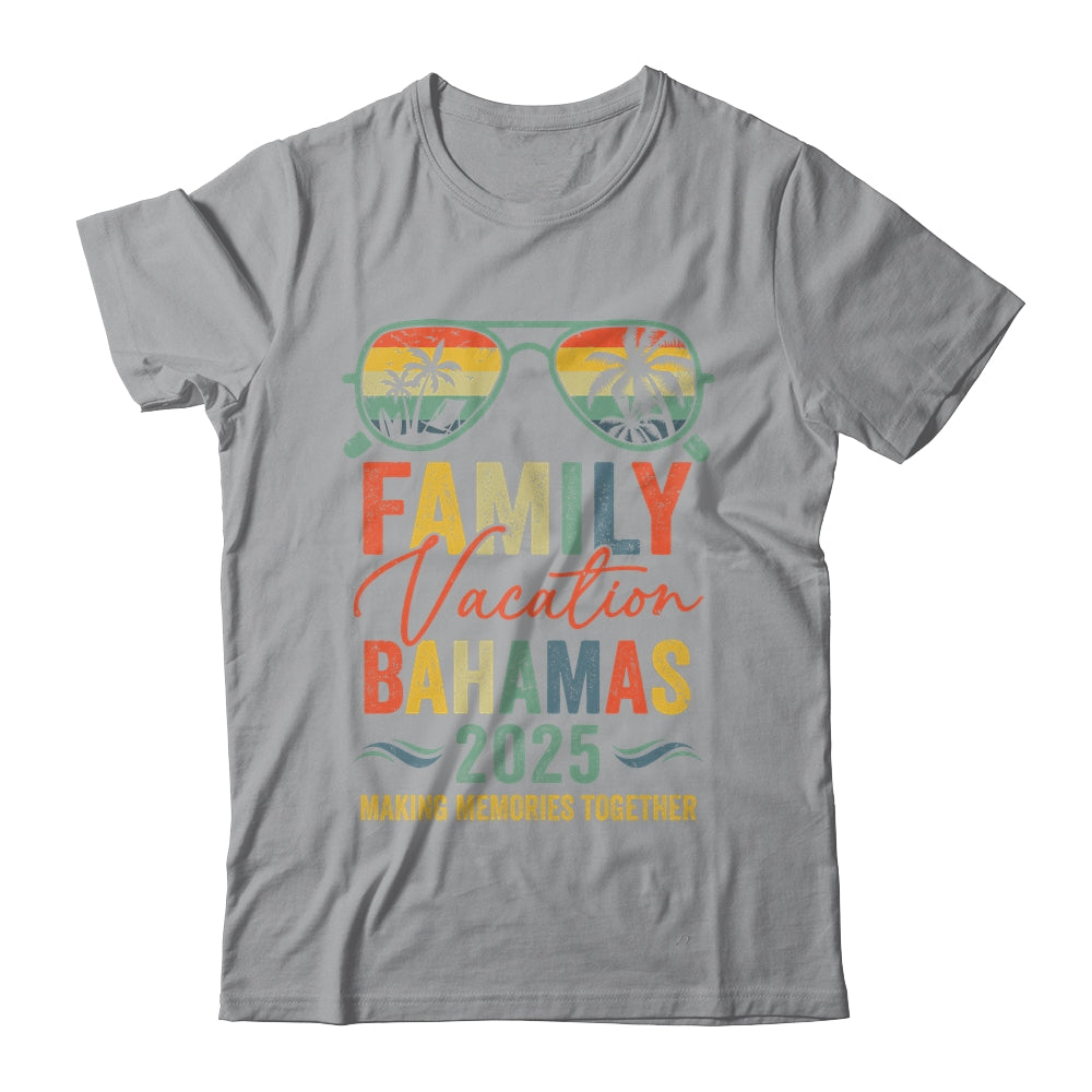 Bahamas Vacation 2025 Matching Family Group Summer Shirt & Tank Top | siriusteestore