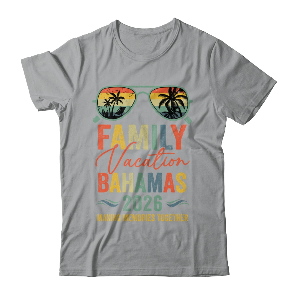 Bahamas Vacation 2026 Matching Family Group Summer Shirt & Tank Top | siriusteestore