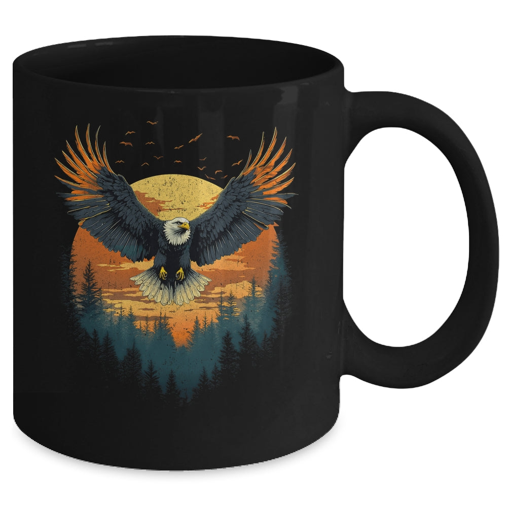 Bald Eagle Flying Nature Eagle Forest Animal Wildlife Mug | siriusteestore