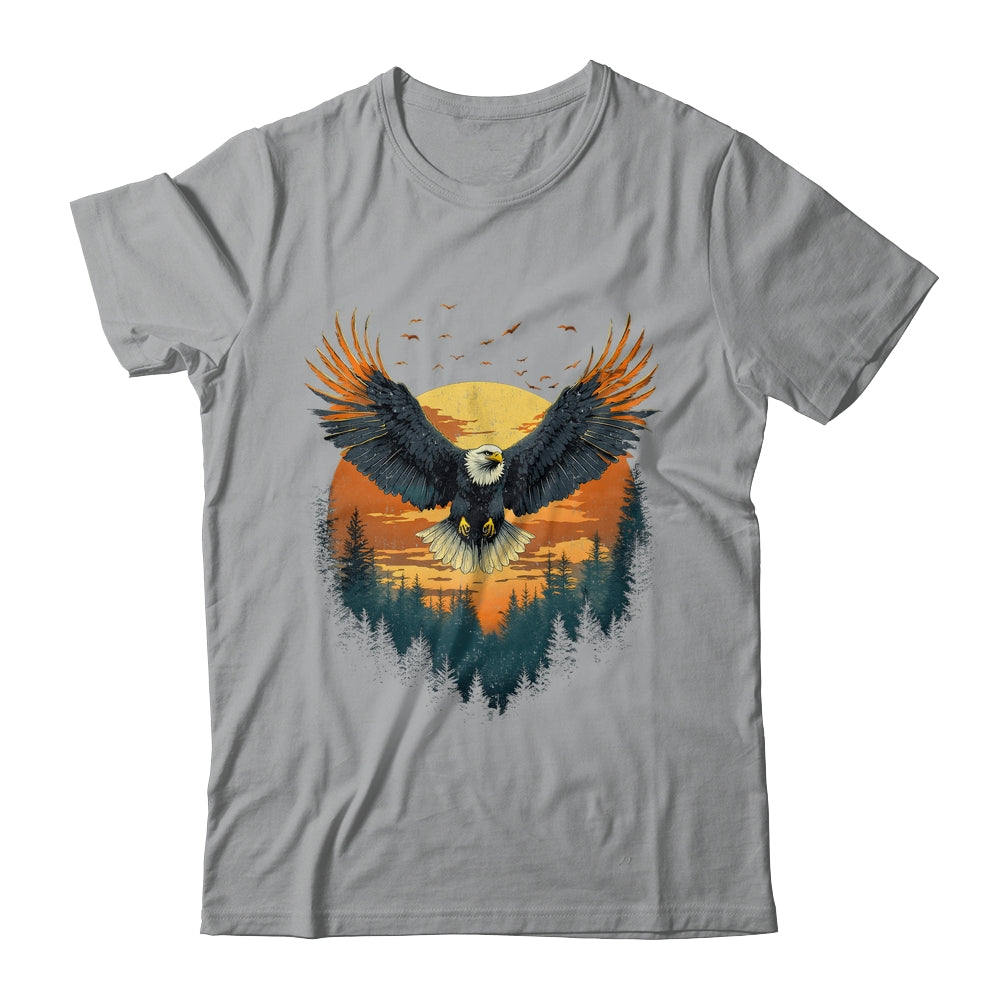 Bald Eagle Flying Nature Eagle Forest Animal Wildlife Shirt & Hoodie | siriusteestore