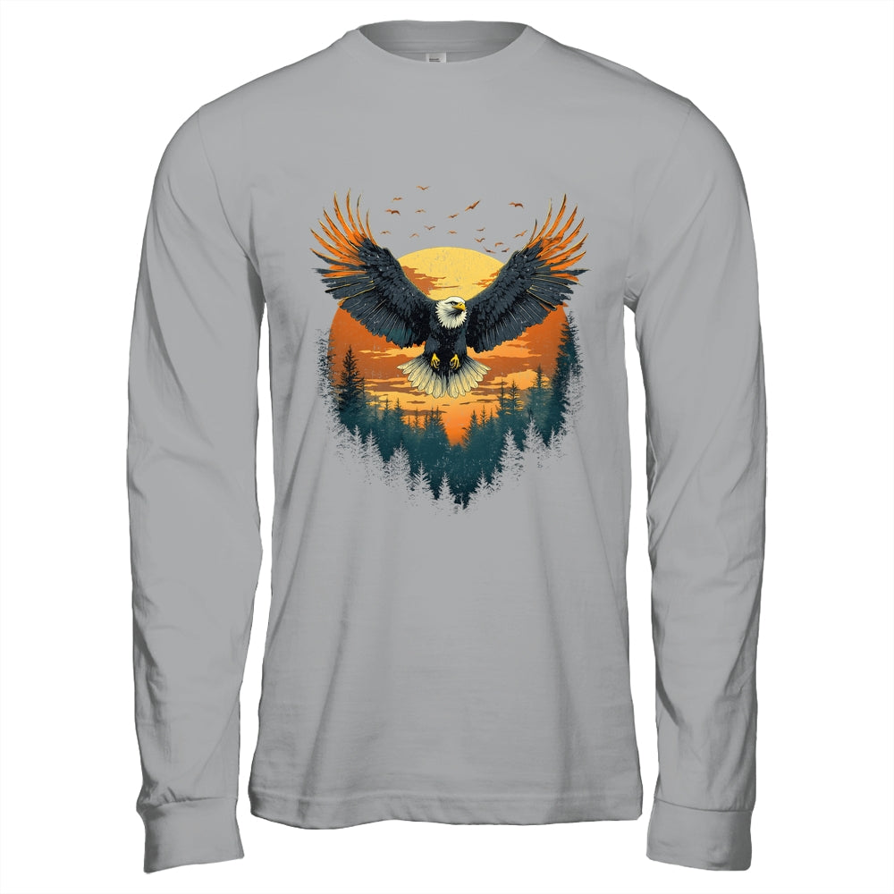 Bald Eagle Flying Nature Eagle Forest Animal Wildlife Shirt & Hoodie | siriusteestore