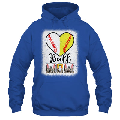 Ball Mom Heart Baseball Softball Mama Mothers Day Shirt & Tank Top | siriusteestore